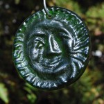 Recycled green bottle glass Sun catcher