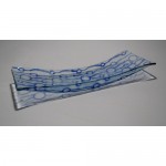 Cobalt Bubble Recycled Glass Vessel