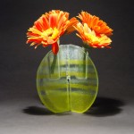 Recycled Window Glass Puzzle Vase
