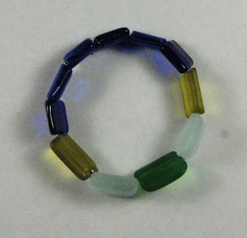 Glass Bangle Bracelet