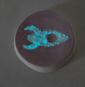 float fire frit and glow powder