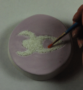 float fire frit and glow powder
