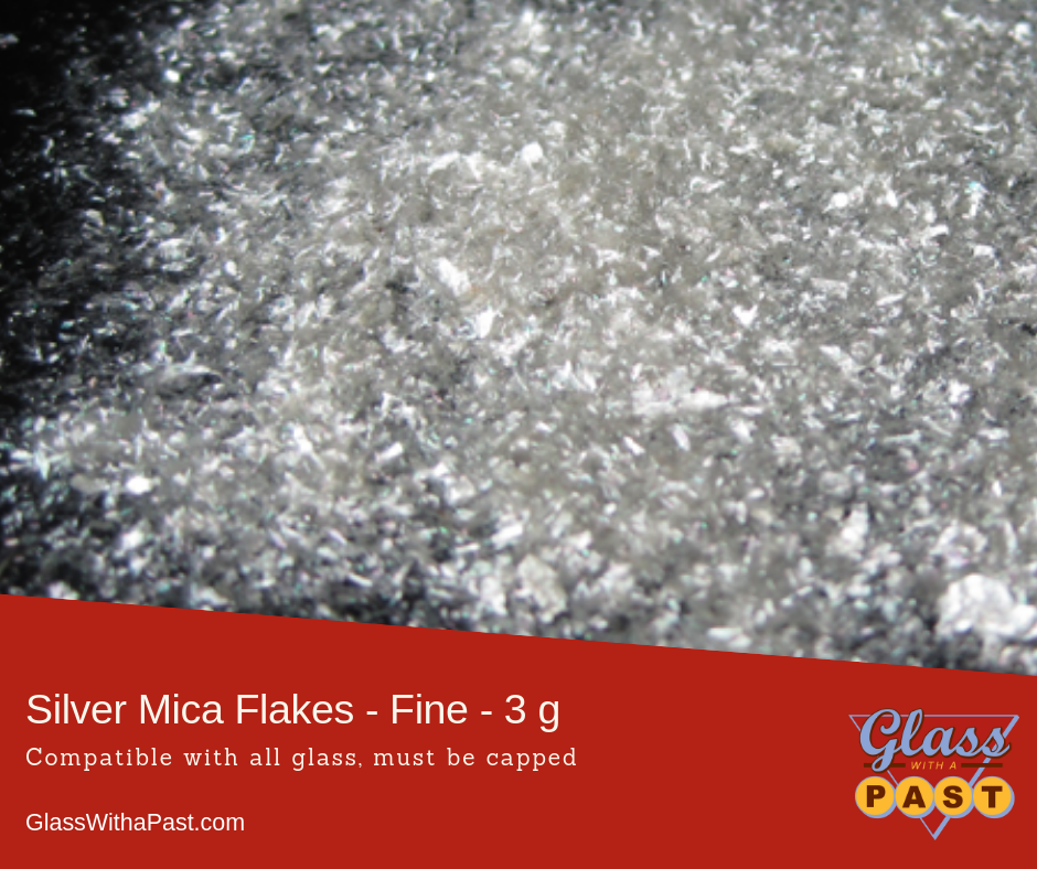 Mica Flakes Silver Fine Glass With A Past